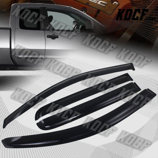 For 2004-2015 Nissan Titan Smoke Tint ABS Sun Shield Door Window Visor 4-PCS - KOCF.com - Car Parts