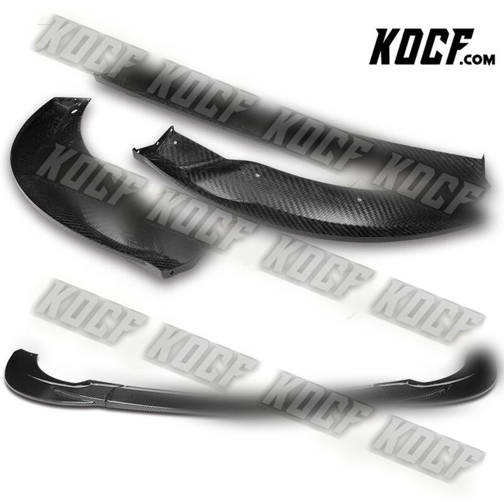 For 2008-2011 Mercedes C-Class Sport W204 Carbon Fiber Front Bumper Spoiler Lip - KOCF.com - Car Parts