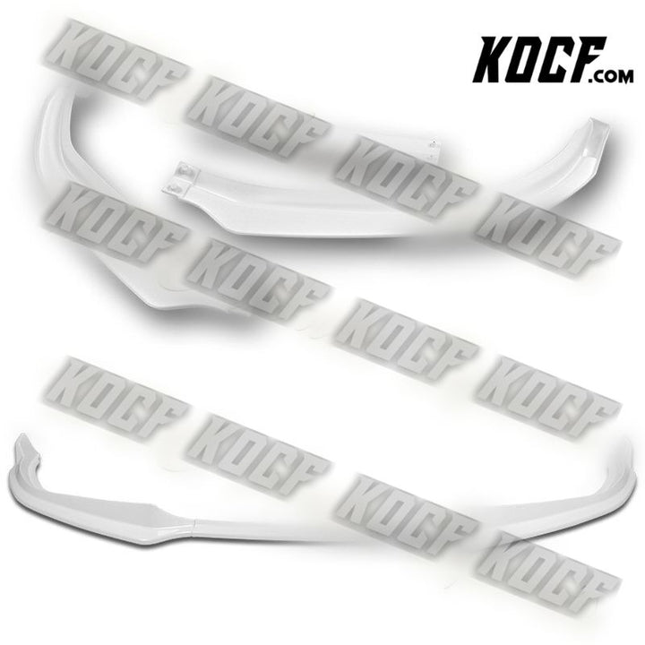 For 2020-2022 BMW 4-Series G22 G23 Painted White Front Bumper Body Spoiler Lip - KOCF.com - Car Parts