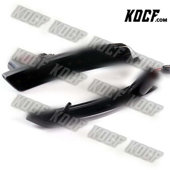 For 2007-2015 Mini Cooper White/Red LED Smoke Front+Rear Side Marker Lights 4pcs - KOCF.com - Car Parts