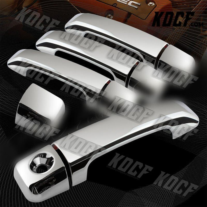 For 2007-2017 Toyota Tundra 4DR/Sedan Chrome Adhesive Door Handle Cover Cap 8Pcs - KOCF.com - Car Parts