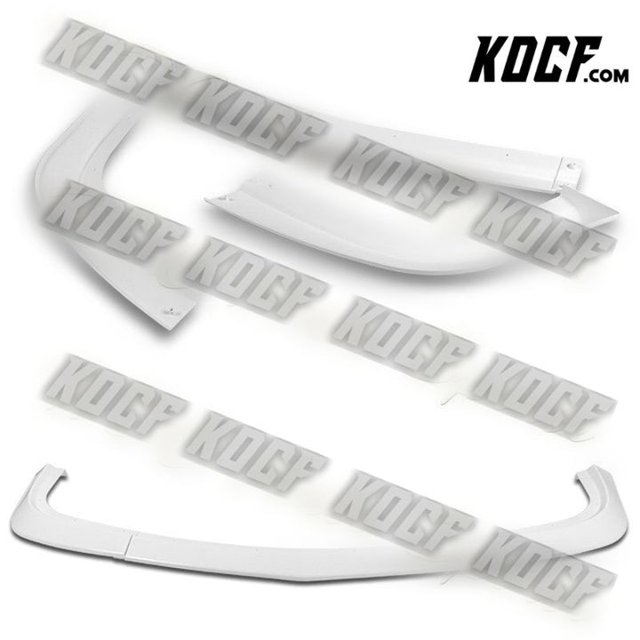 For 2015-2021 Dodge Challenger SXT Painted White Front Bumper Body Spoiler Lip - KOCF.com - Car Parts