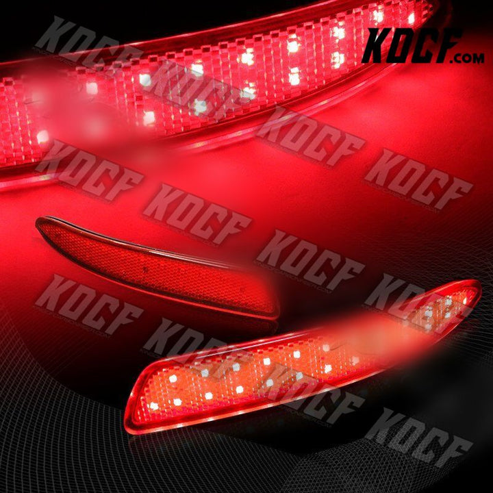 For 07-13 BMW E70 X5 Red Lens 48-SMD LED Rear Bumper Stop Brake Light Lamps - KOCF.com - Car Parts