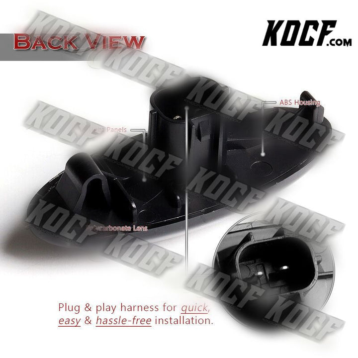 For Toyota Corolla RAV-4 Yaris Smoke Sequential LED Signal Side Marker Lights - KOCF.com - Car Parts