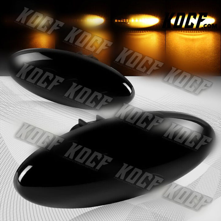 For Toyota Corolla RAV-4 Yaris Smoke Sequential LED Signal Side Marker Lights - KOCF.com - Car Parts