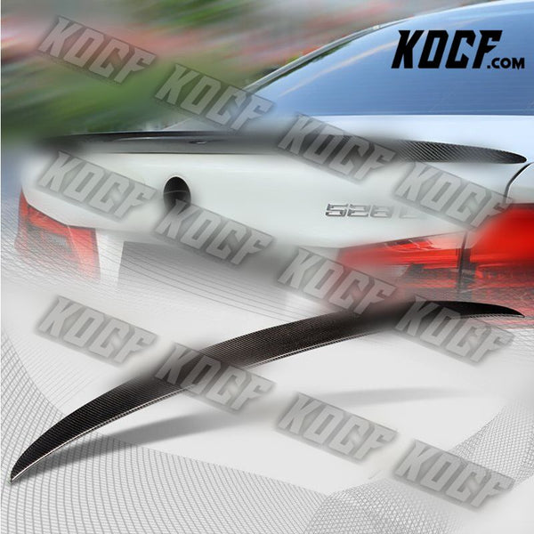 For 17-21 BMW 530i 540i 550i M5 G30 Performance Real Carbon Fiber Trunk Spoiler - KOCF.com - Car Parts