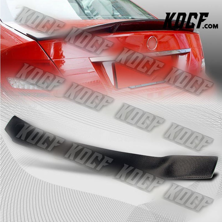 For 08-14 Mercedes C180 C300 C350 C63 PSM Style Real Carbon Rear Trunk Spoiler - KOCF.com - Car Parts