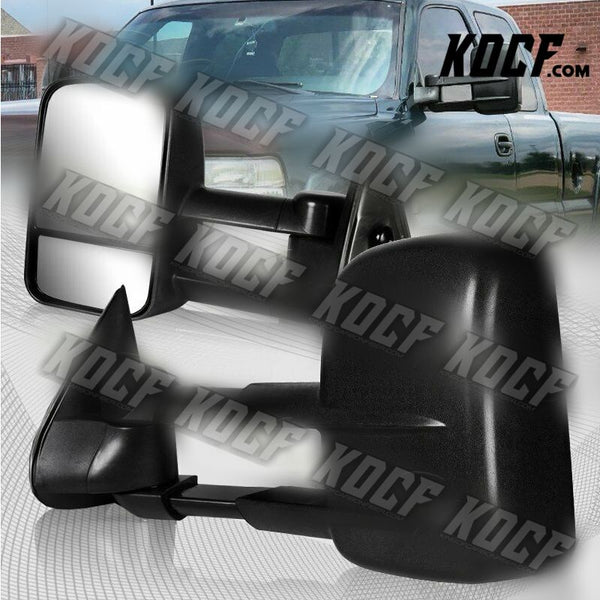 For 1999-2006 Chevy Silverado Sierra Rear View Manual Towing Telescoping Mirrors - KOCF.com - Car Parts