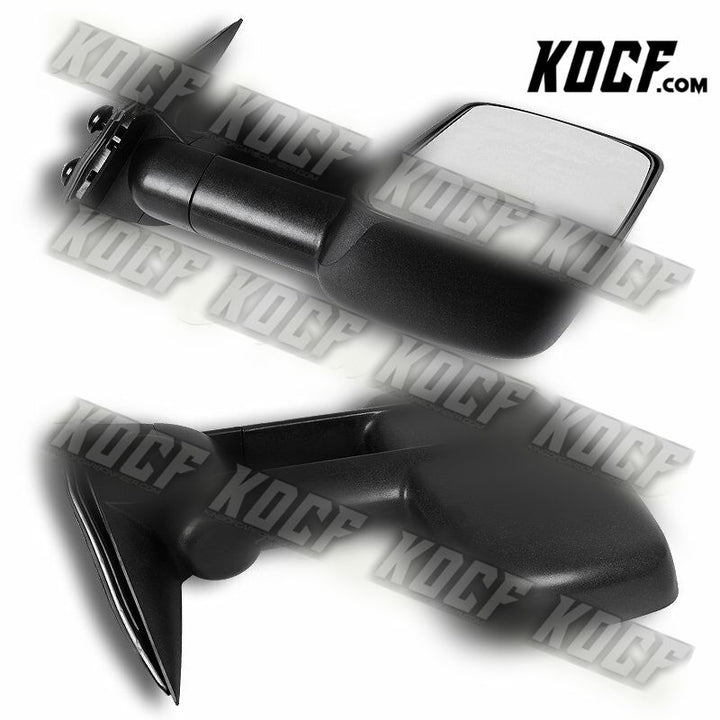 For 1999-2006 Chevy Silverado Sierra Rear View Manual Towing Telescoping Mirrors - KOCF.com - Car Parts