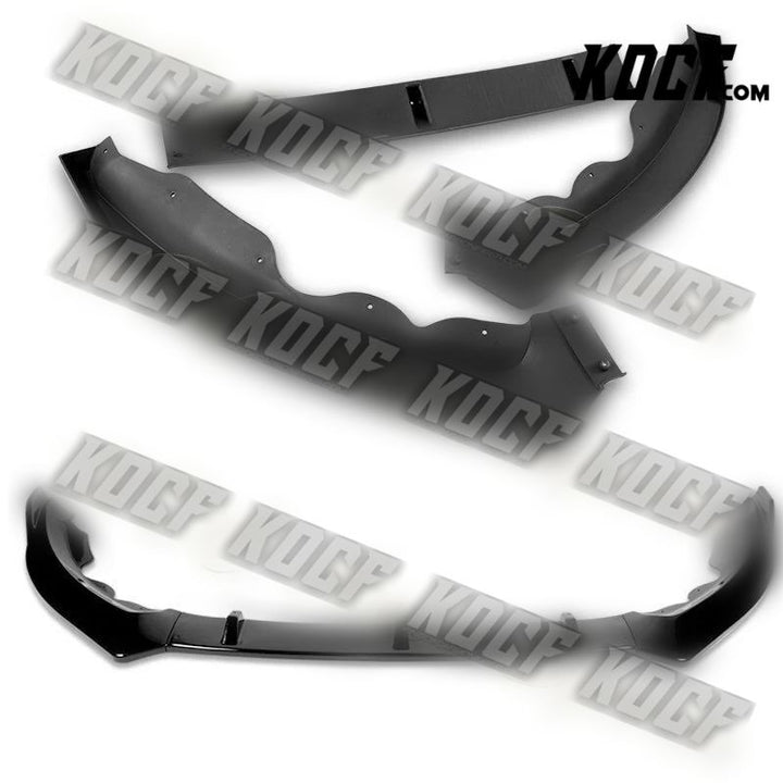 For 13-16 Ford Fusion Mondeo Painted Black Front Bumper Splitter Spoiler Lip Kit - KOCF.com - Car Parts