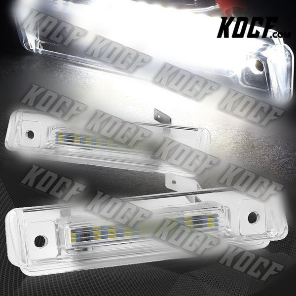 For Mercedes SL/E-Class W124 S124 R129 White 18-SMD LED License Plate Lights - KOCF.com - Car Parts