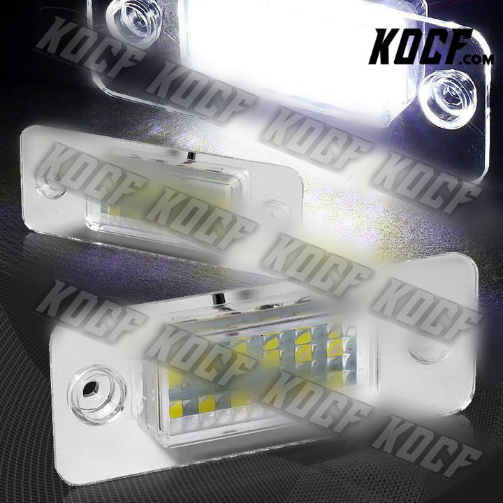 For 2002-2009 Audi A8 S8 6000K Xenon White 18-SMD LED License Plate Lights Lamps - KOCF.com - Car Parts