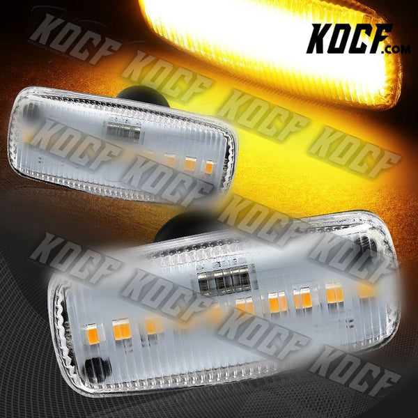 For Dodge Avenger/Charger/Grand Caravan Clear Lens Dynamic LED Side Marker Light - KOCF.com - Car Parts