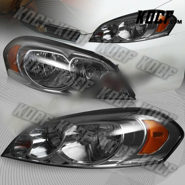 For Chevy Impala/Monte Carlo LS LT LTZ Smoke Head Lights W/Amber Reflector Lamps - KOCF.com - Car Parts