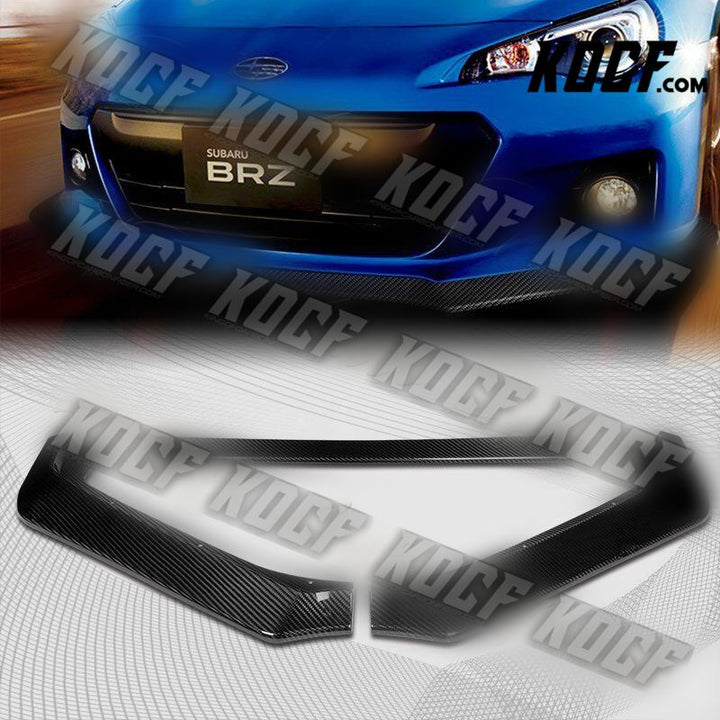 For 2013-2016 Subaru BRZ CS-Style Real Carbon Fiber Front Bumper Body Kit Lip - KOCF.com - Car Parts