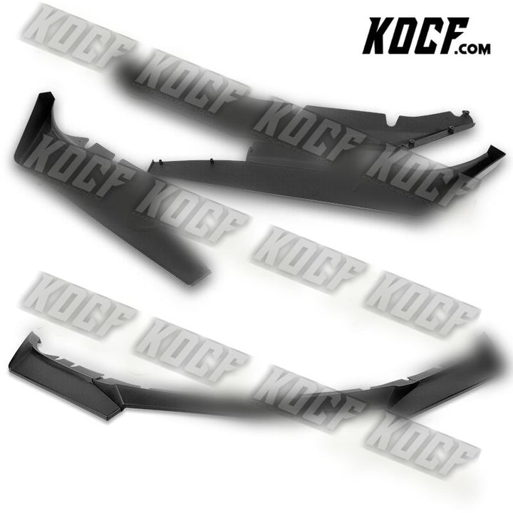 For 2016-2022 Chevy Camaro 1LE-Style Matt Black Front Bumper Body Spoiler Lip - KOCF.com - Car Parts