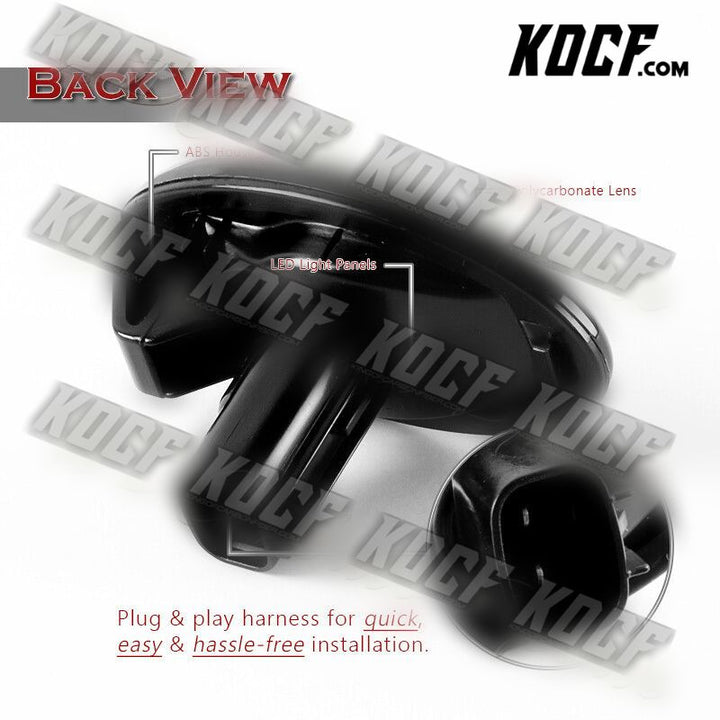 For Subaru Impreza WRX STi Forester Smoke Lens Sequential LED Side Marker Lights - KOCF.com - Car Parts