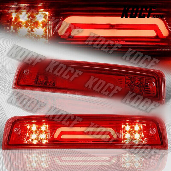 For 2009-2017 Dodge Ram Red Lens LED 3RD Third Brake Stop Light W/Cargo Lamp