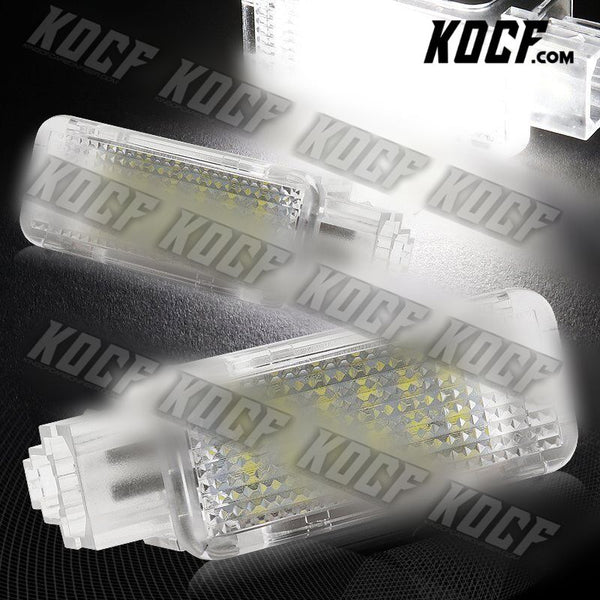 For Audi A3 A4 S4 R8 RS4 Foot well Step Under Door White 6000K 18-SMD LED Lights