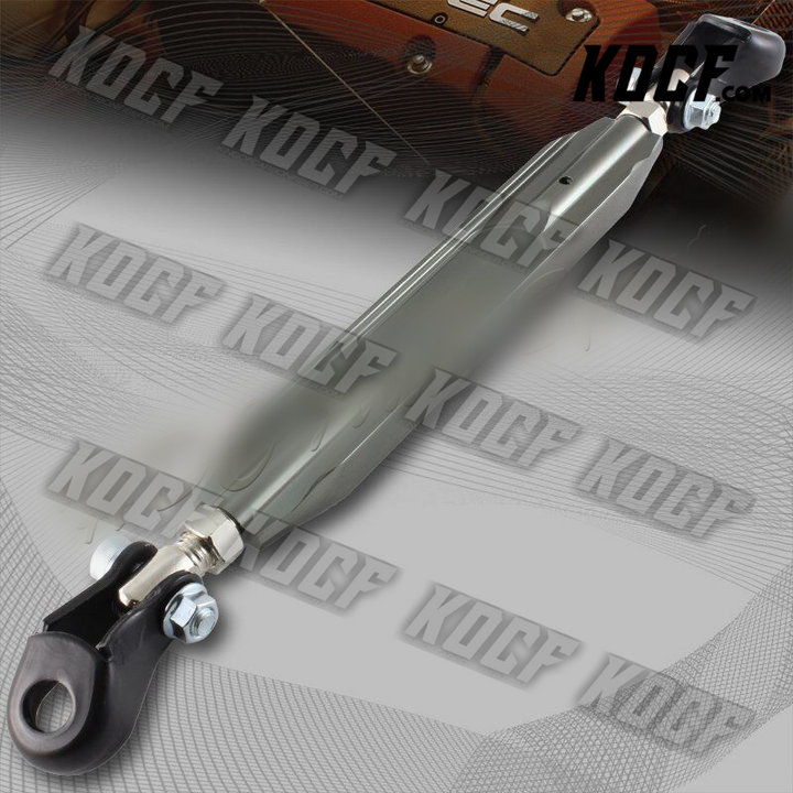 For 2005-2010 Scion TC Gunmetal CNC Aluminum Rear Lower Strut Bar Brace Tie Bar - KOCF.com - Car Parts