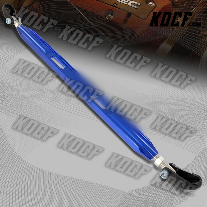 For 1988-1995 Honda Civic/CRX Blue Aluminum Rear Lower Tie Strut Bar Brace - KOCF.com - Car Parts