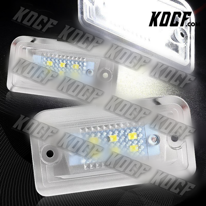 For Mercedes C CLK SL SLR Class W203 A209 R230 R199 SMD LED License Plate Lights - KOCF.com - Car Parts