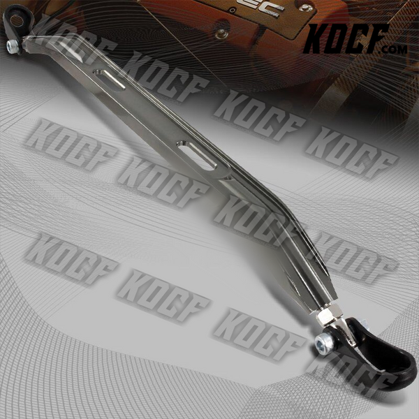 For 1993-1997 Honda Del Sol Front Lower Gunmetal Aluminum Tie Brace Strut Bar - KOCF.com - Car Parts