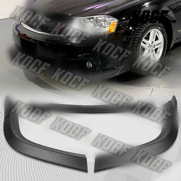 For 2011-2014 Dodge Avenger STP-Style Matt Black Front Bumper Body Spoiler Lip - KOCF.com - Car Parts