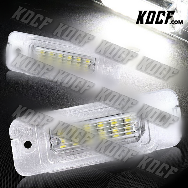 For Mercedes ML GL R-Class W164 W251 W164 White 18-SMD LED License Plate Lights - KOCF.com - Car Parts