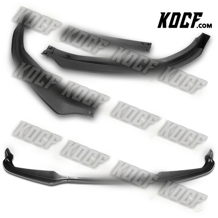 For 2020-2022 BMW 4-Series G22 G23 Carbon Look Front Bumper Body Kit Spoiler Lip - KOCF.com - Car Parts