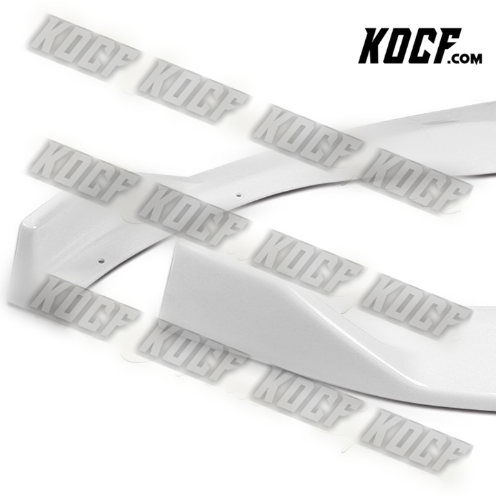 For 2013-2017 Hyundai Veloster Turbo Painted White Front Bumper Body Spoiler Lip - KOCF.com - Car Parts