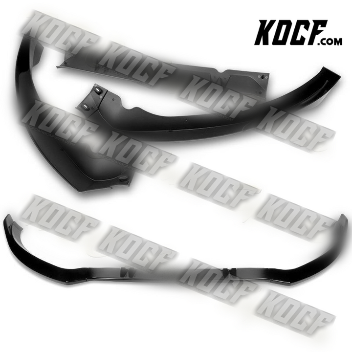 For 2013-2016 Audi A5 Painted Black Front Bumper Body Kit Spoiler Splitter Lip - KOCF.com - Car Parts