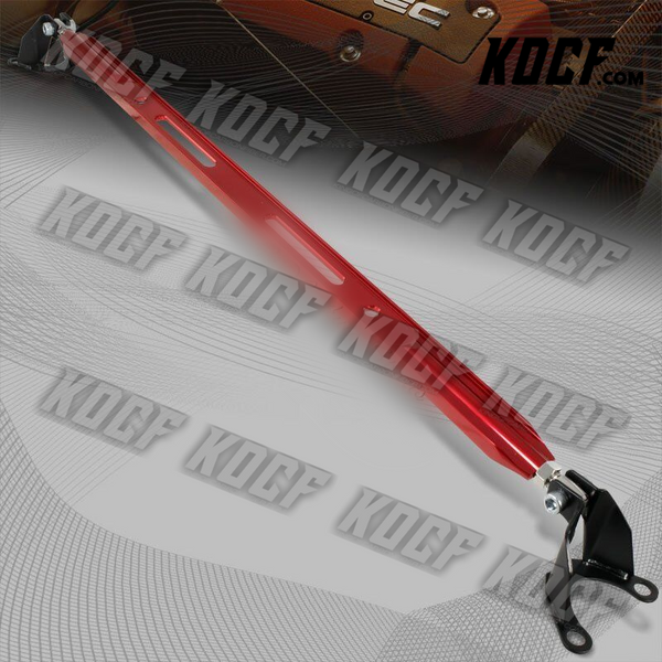 For 1988-2000 Honda Civic/CRX Rear Upper Red Aluminum Tower Brace Strut Bar - KOCF.com - Car Parts