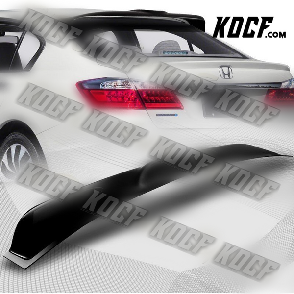 For 13-17 Honda Accord 4DR/Sedan Smoke Acrylic Rear Window Roof Visor Spoiler - KOCF.com - Car Parts