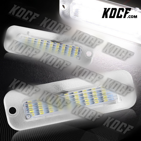 For Mercedes G500 G550 G55 AMG W463 6000K White 18-SMD LED License Plate Lights - KOCF.com - Car Parts