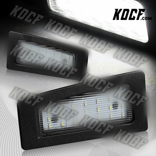 For 2014-2018 Mazda 3 Mazda3 Sedan White 18-SMD LED License Plate Lights Lamps - KOCF.com - Car Parts