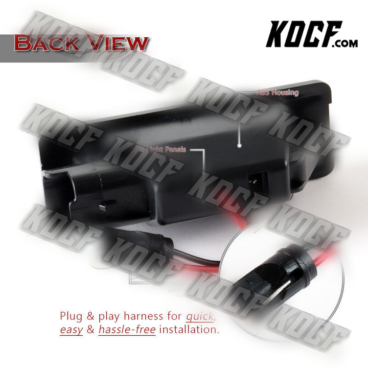 For Infiniti Q50/Nissan Armada/Juke/Rogue Xenon White LED License Plate Lights - KOCF.com - Car Parts