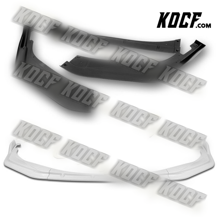 For 2020-2021 Toyota Corolla XSE SE Painted White Front Bumper Body Spoiler Lip - KOCF.com - Car Parts