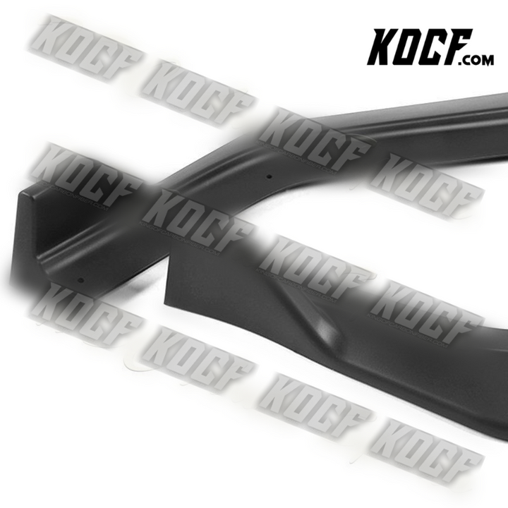 For 18-19 Hyundai Sonata Matt Black Front Bumper Body Kit Splitter Spoiler Lip - KOCF.com - Car Parts