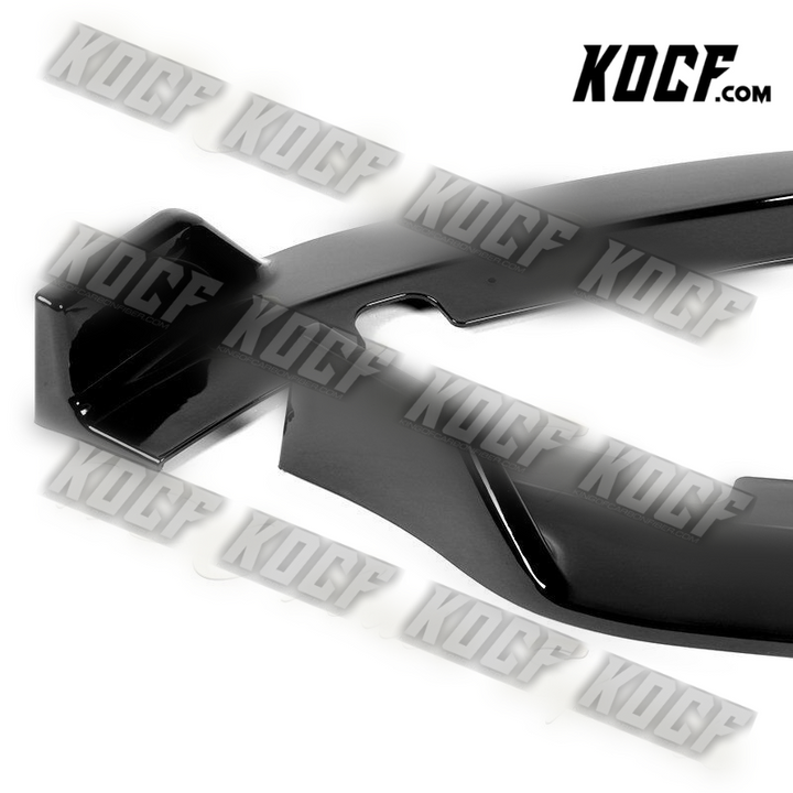 For 15-17 Hyundai Sonata Painted Black Front Bumper Body Splitter Spoiler Lip - KOCF.com - Car Parts