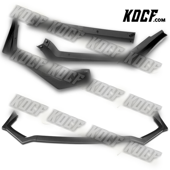 For 2020-2022 Subaru Impreza CS-Style Carbon Painted Front Bumper Spoiler Lip - KOCF.com - Car Parts