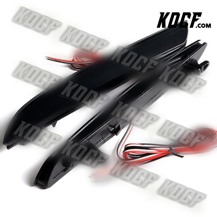 For 2011-2014 Honda CR-Z/CR-V JDM Red Lens LED Bumper Backup Brake Lights Lamp - KOCF.com - Car Parts