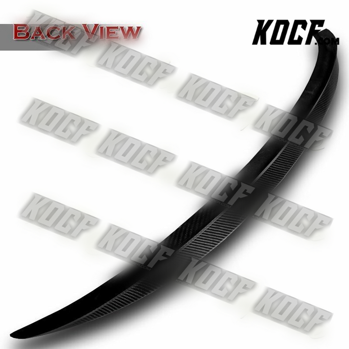 For 2011-2016 BMW 5-Series Sedan F10 M5-Style Carbon Fiber Rear Trunk Spoiler - KOCF.com - Car Parts