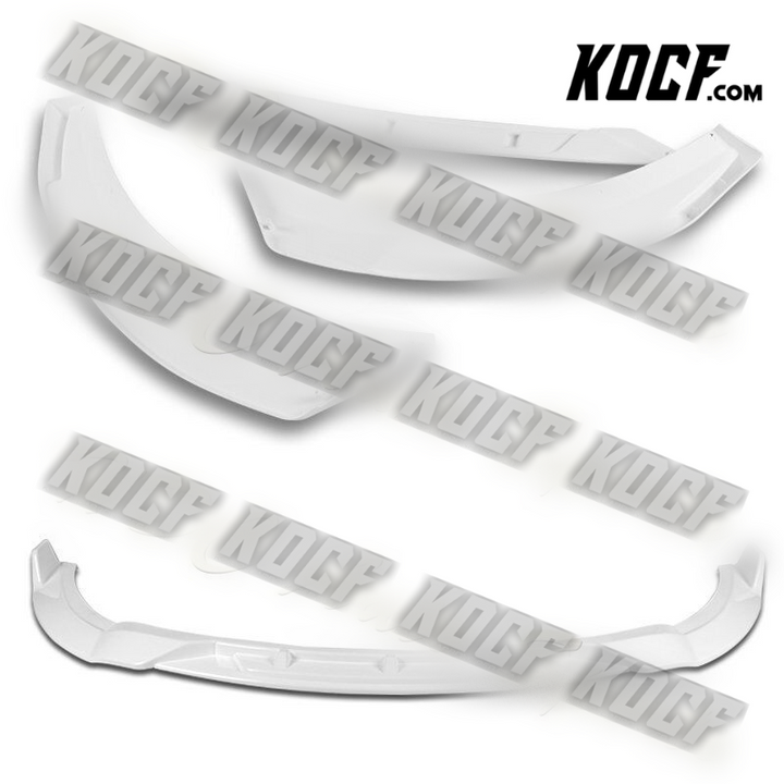 For 11-14 Hyundai Sonata Painted White Front Bumper Body Splitter Spoiler Lip - KOCF.com - Car Parts