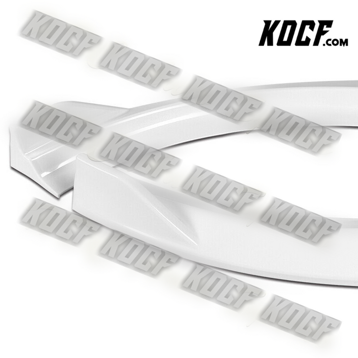 For 2010-2013 Kia Forte STP-Sty Painted White Front Bumper Splitter Spoiler Lip - KOCF.com - Car Parts