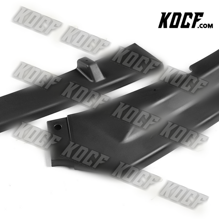 For 2016-2019 Jaguar XE STP-Style Matt Black Front Bumper Splitter Spoiler Lip - KOCF.com - Car Parts