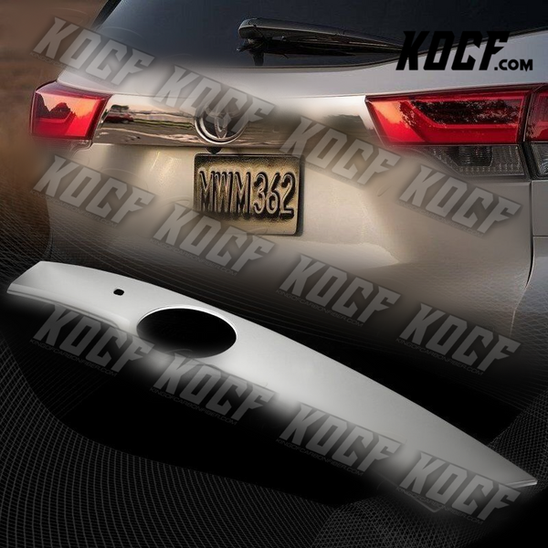 For 2014-2019 Toyota Highlander Mirror Chrome ABS Rear Trunk Streamer Cover Trim - KOCF.com - Car Parts