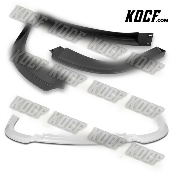 For 08-15 Mits Lancer RA-Style Painted White Front Bumper Splitter Spoiler Lip - KOCF.com - Car Parts