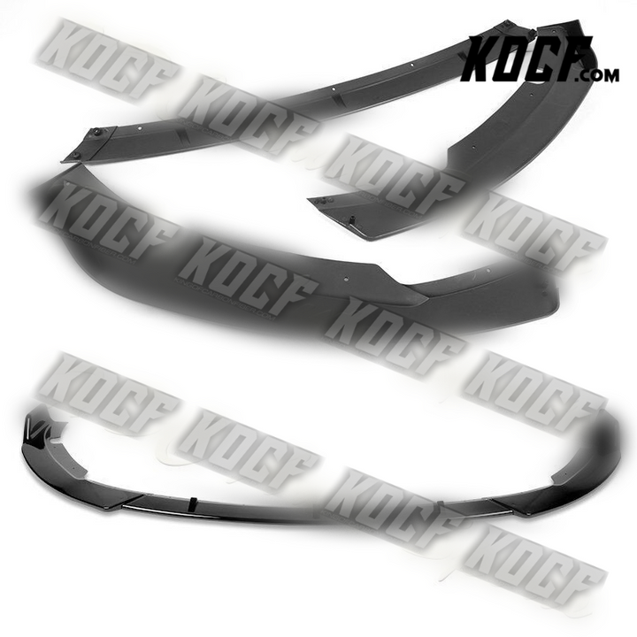 For 15-17 Hyundai Sonata Painted Black Front Bumper Body Splitter Spoiler Lip - KOCF.com - Car Parts