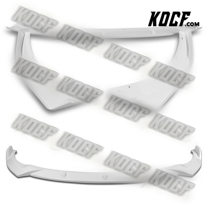 For 2013-2017 Hyundai Veloster Turbo Painted White Front Bumper Body Spoiler Lip - KOCF.com - Car Parts